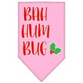 Mirage Pet Products Bah Humbug Screen Print BandanaLight Pink Small 66-407 SMLPK